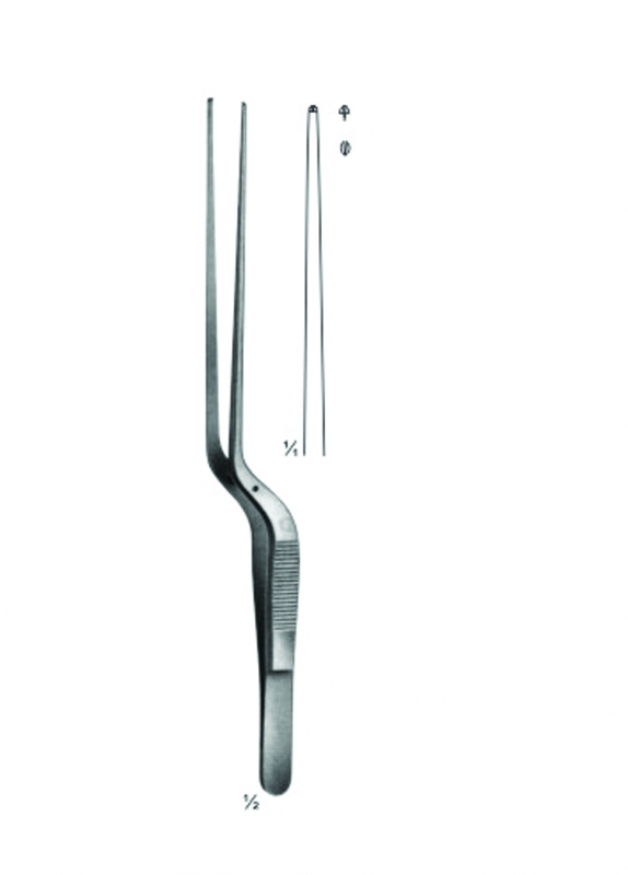 Forceps, Bayonet - Shaped, Angular